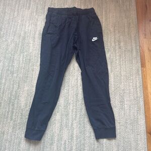 Nike Black Tapered Leg Sweatpants